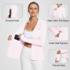imageBALEAF Womens UPF 50 Sun Protection Shirts SPF Jacket UV Cooling Hoodie Long Sleeve Summer Clothing for Outdoor HikingLight Pink