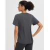 imageBALEAF Womens Workout Tops Short Sleeve Loose Fit Yoga Athletic Shirts Lightweight Moisture Wicking Running TopGrey