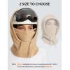 imageBALEAF Fleece Balaclava Face MaskThermal Ski Mask for Men and WomenWinter Hats Face Cover Hood Cold Weather Gear 2 SizeBrown