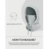 imageBALEAF Fleece Balaclava Face MaskThermal Ski Mask for Men and WomenWinter Hats Face Cover Hood Cold Weather Gear 2 SizeGrey