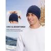 imageBALEAF Fleece Neck Gaiter for Men and Women  Winter Face Mask Ski Neck Warmer Cold Weather Gear for RunningNavy