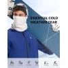 imageBALEAF Fleece Neck Gaiter for Men and Women  Winter Face Mask Ski Neck Warmer Cold Weather Gear for RunningWhite
