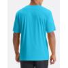imageBALEAF Mens UPF 50 Sun Protection Shirts UV SPF Short Sleeve TShirts Rash Guard Quick Dry Lightweight Hiking AthleticNavy Blue