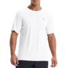 imageBALEAF Mens UPF 50 Sun Protection Shirts UV SPF Short Sleeve TShirts Rash Guard Quick Dry Lightweight Hiking AthleticWhite