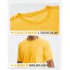 imageBALEAF Mens UPF 50 Sun Protection Shirts UV SPF Short Sleeve TShirts Rash Guard Quick Dry Lightweight Hiking AthleticYellow