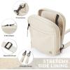 imageBALEAF Small Crossbody Bag Sling Purse for Women Travel Fanny Pack Belt Bags Cross Body 15L Roasted BrownBirch White