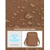 imageBALEAF Small Crossbody Bag Sling Purse for Women Travel Fanny Pack Belt Bags Cross Body 15L Roasted BrownRoasted Brown