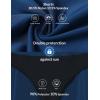 imageBALEAF Womens 5quot High Waisted Swim Shorts with Zipper Pockets Tummy Control Swimsuits Bottoms Board Shorts with LinerNavy Blue
