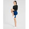 imageBALEAF Womens Long Sleeve Workout Tops Athletic Crop Top Running Slim Fit Gym Yoga ShirtsBlack