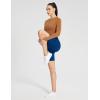 imageBALEAF Womens Long Sleeve Workout Tops Athletic Crop Top Running Slim Fit Gym Yoga ShirtsCaramel