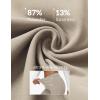 imageBALEAF Womens Petite Flare Leggings Tummy Control Crossover High Waisted Yoga Pants with Pockets Work Casual 27quotKhaki