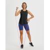 imageBALEAF Womens Tank Tops Running Cross Open Back Top Sleeveless Racerback Gym Workout Athletic Quick Dry Tennis UPF 50Black