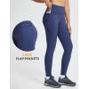 imageBALEAF Womens Thick Fleece Lined Winter Leggings Thermal Warm Pants Water Resistant Hiking High WaistedClassic Navy