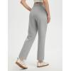 imageBALEAF Womens Travel Pants Lightweight Work Pants Stretch Business Casual Ankle Athletic Golf with Pockets UPF50Gray
