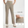 imageBALEAF Womens Travel Pants Lightweight Work Pants Stretch Business Casual Ankle Athletic Golf with Pockets UPF50Khaki