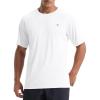 imageBALEAF Mens UPF 50 Sun Protection Shirts UV SPF Short Sleeve TShirts Rash Guard Quick Dry Lightweight Hiking AthleticWhite