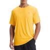 imageBALEAF Mens UPF 50 Sun Protection Shirts UV SPF Short Sleeve TShirts Rash Guard Quick Dry Lightweight Hiking AthleticYellow