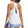imageBALEAF Womens Tank Tops Running Cross Open Back Top Sleeveless Racerback Gym Workout Athletic Quick Dry Tennis UPF 50White