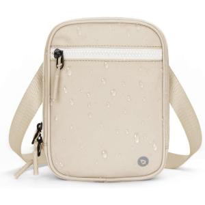 imageBALEAF Small Crossbody Bag Sling Purse for Women Travel Fanny Pack Belt Bags Cross Body 15L Roasted BrownBirch White