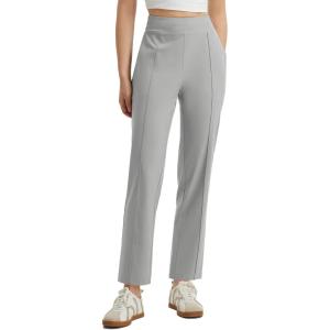 imageBALEAF Womens Travel Pants Lightweight Work Pants Stretch Business Casual Ankle Athletic Golf with Pockets UPF50Gray