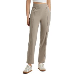 imageBALEAF Womens Travel Pants Lightweight Work Pants Stretch Business Casual Ankle Athletic Golf with Pockets UPF50Khaki