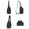 imageBALEAF Small Sling Bag Women Crossbody Backpack Adjustable Strap Shoulder Chest Daypack Casual Traveling Hiking Daily WhiteBlack