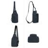 imageBALEAF Small Sling Bag Women Crossbody Backpack Adjustable Strap Shoulder Chest Daypack Casual Traveling Hiking Daily WhiteDark Grey