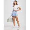 imageBALEAF Womens 13 Athletic Skirts High Waisted Tennis Skirt Skorts Shorts Flowy Ruffle Zipper Pockets Workout Running