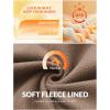 imageBALEAF Womens Crewneck Cropped Sweatshirt Fleece Oversized Sweater Long Sleeve Workout Tops Loose Pullover Fall OutfitsBrown