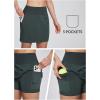 imageBALEAF Womens Skorts Skirts Hiking Skorts 5 Pockets 16quot Golf Skorts Tennis Athletic Quick Dry Skirts UPF 50Gray