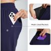 imageBALEAF Womens Swim Capris Pants 18quot Knee Length Modest Swimsuits Quick Dry UPF 50 Beach Bathing Suit Bottoms with PocketsNavy