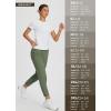 imageBALEAF Womens Travel Pants Lightweight Stretch with Zipper Pockets Petite Ankle Dressy Golf Work Business Casual SlacksArmy Green