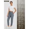 imageBALEAF Womens Travel Pants Lightweight Stretch with Zipper Pockets Petite Ankle Dressy Golf Work Business Casual SlacksDark Grey
