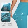 imageBALEAF Womens Travel Pants Lightweight Stretch with Zipper Pockets Petite Ankle Dressy Golf Work Business Casual SlacksGlacier Blue