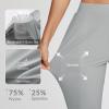 imageBALEAF Womens Travel Pants Lightweight Stretch with Zipper Pockets Petite Ankle Dressy Golf Work Business Casual SlacksLight Grey