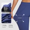 imageBALEAF Womens Travel Pants Lightweight Stretch with Zipper Pockets Petite Ankle Dressy Golf Work Business Casual SlacksNavy