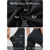 imageBALEAF Womens Wide Leg Yoga Capris Pants with Pockets Crossover Waist Loose Plus Size Cropped Pants Casual SummerBlack