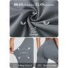 imageBALEAF Womens Wide Leg Yoga Capris Pants with Pockets Crossover Waist Loose Plus Size Cropped Pants Casual SummerDark Grey