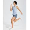 imageBALEAF Womens Workout Tank Top Racerback Tops Sleeveless Running Shirts Loose Fit Yoga Athletic Gym Sports01blue