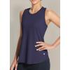 imageBALEAF Womens Workout Tank Top Racerback Tops Sleeveless Running Shirts Loose Fit Yoga Athletic Gym Sports01navy