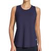imageBALEAF Womens Workout Tank Top Racerback Tops Sleeveless Running Shirts Loose Fit Yoga Athletic Gym Sports01navy