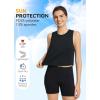 imageBALEAF Womens Workout Tank Top Racerback Tops Sleeveless Running Shirts Loose Fit Yoga Athletic Gym Sports02croppe04black