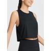 imageBALEAF Womens Workout Tank Top Racerback Tops Sleeveless Running Shirts Loose Fit Yoga Athletic Gym Sports02croppe04black