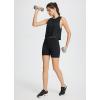 imageBALEAF Womens Workout Tank Top Racerback Tops Sleeveless Running Shirts Loose Fit Yoga Athletic Gym Sports02croppe04black