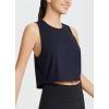 imageBALEAF Womens Workout Tank Top Racerback Tops Sleeveless Running Shirts Loose Fit Yoga Athletic Gym Sports02croppe04navy