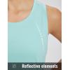 imageBALEAF Womens Workout Tank Top Racerback Tops Sleeveless Running Shirts Loose Fit Yoga Athletic Gym Sports03blue