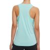 imageBALEAF Womens Workout Tank Top Racerback Tops Sleeveless Running Shirts Loose Fit Yoga Athletic Gym Sports03blue
