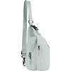 imageBALEAF Small Sling Bag Women Crossbody Backpack Adjustable Strap Shoulder Chest Daypack Casual Traveling Hiking Daily WhiteLight Grey