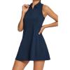 imageBALEAF Womens Tennis Golf Dress Sleeveless with Inner Shorts 4 Pockets for Exercise Workout