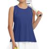 imageBALEAF Womens Workout Tank Top Racerback Tops Sleeveless Running Shirts Loose Fit Yoga Athletic Gym Sports03navy